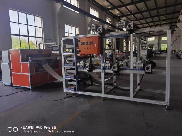 Machine de pliage à filtres hydrauliques en acier inoxydable 4 kW 380 plis/min Vitesse