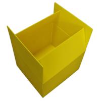 Boîte creuse pliante en plastique stockage empilable en PP conteneur ondulé en plastique pliable