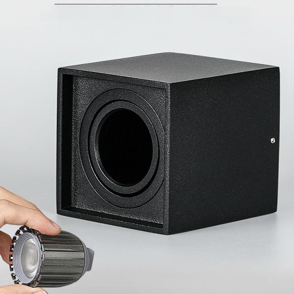 GU10 holder surface mounted aluminum spotlight&interior GU10 spot light for hotel