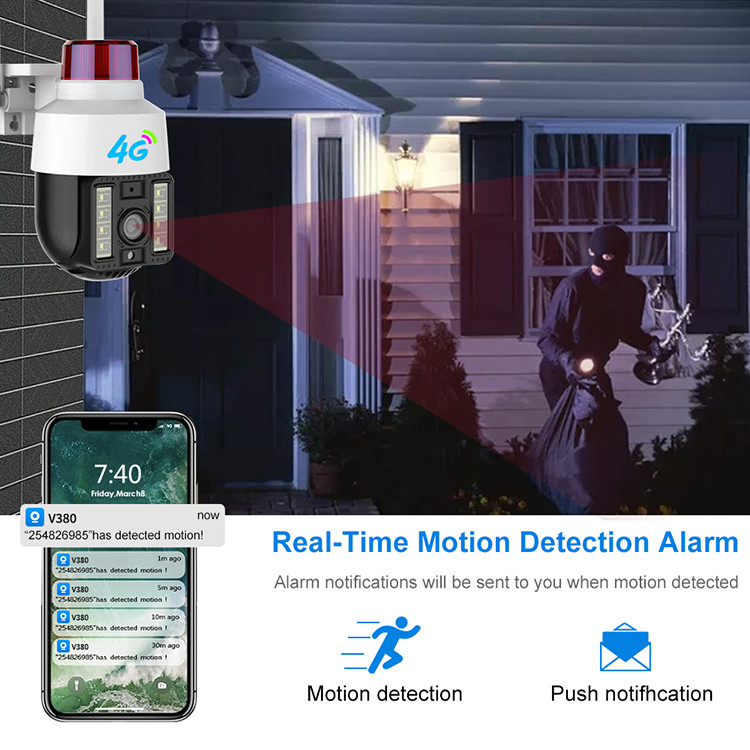 WiFi IP Камера безопасности дома Беспроводная видеонаблюдение 360 Pan Tilt Dome CCTV камера