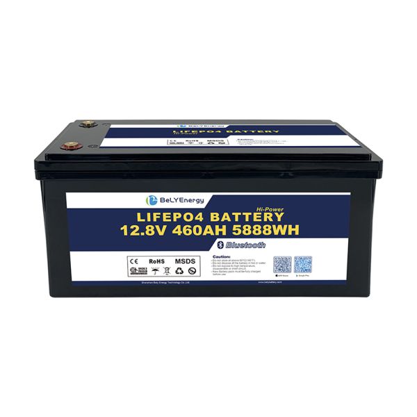 Under Voltage Protection 12V460AH LiFePo4 Long Life Battery IP65 Enclosure Protection Ideal for Marine and RV Power Supply Solutions