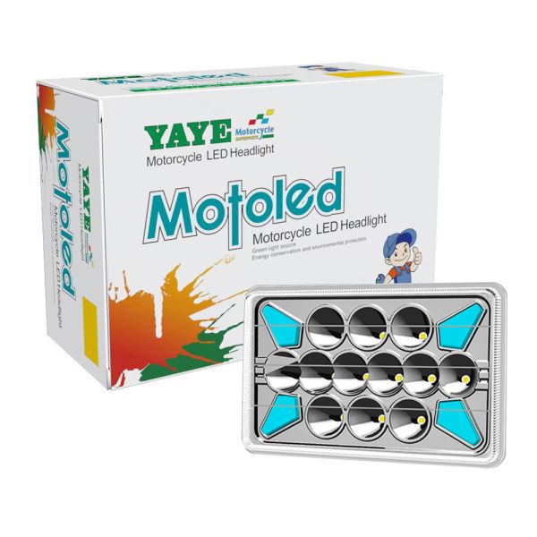 575*350*295 mm YAYE CG125 DC12V Bougie de phare LED de moto avec DRL / signal de virage