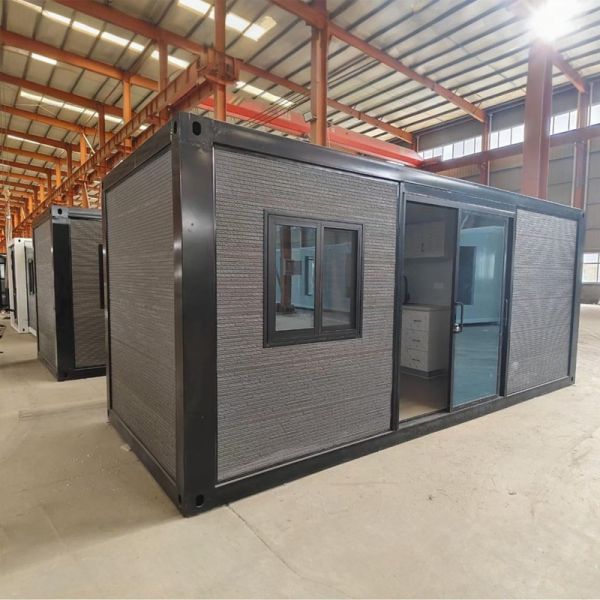 Folding Container House Strong and Lightweight Steel Structure with Insulated Wall Panels for Comfortable and Safe Living