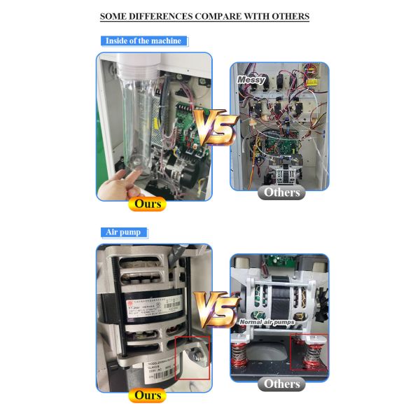 BIO RF Beauty Therapy Machine 15 Inch Cold Hammer Hydro Dermabrasion Device