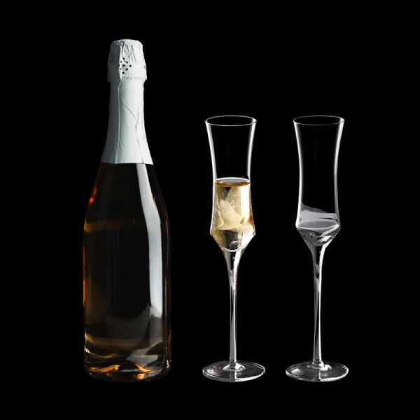 Flautas de cristal personalizadas B2B de 6 a 10 onzas.