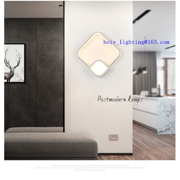 LED Wall Lamps  Acrylic Iron Aluminum  Warm White Light White Color