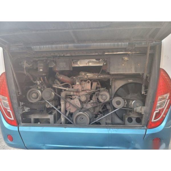 Used Zhongtong Bus LCK6119 48 Seats Rear Yuchai Engine Airbag Chassis Double Doors Nude Packing Left Hand Drive