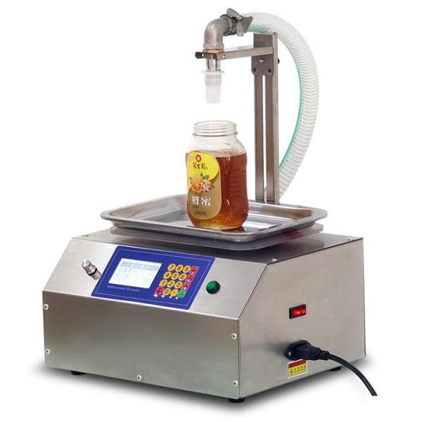 16 KG Beverage Filling Machine with Smart Automatic Honey Jar Filling Advancement