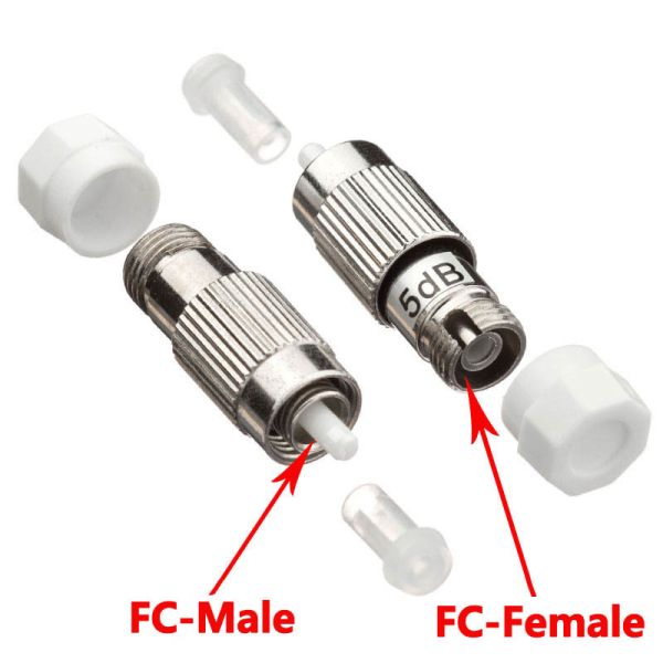 5dB 7dB 10dB Fiber Optic FC UPC Male-Female Attenuator