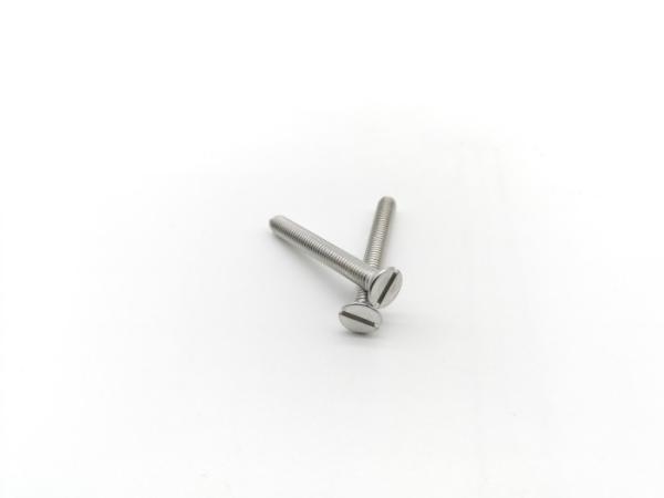 304 Stainless Steel Machine Screws ISO2009 Slotted Flat Head Machine Screw
