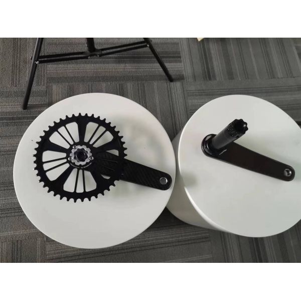 Crankset de bicicletas de carretera de carbono ligero 170/172.5mm Eje 40/42/44T Cadena.