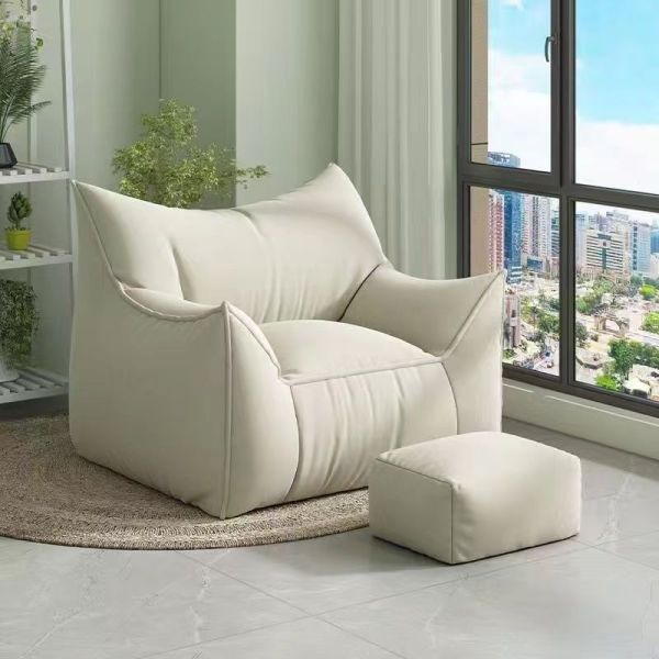 Modern Simple Upholstered Armchair Lounge Chair Living Room Home Furniture Hotel Leisure Luxury Fabric Single Sofa Chairs