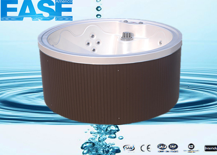 Acrylic shell and 6 seats whirlpool massage outdoor hot tub with 22pcs massage jet