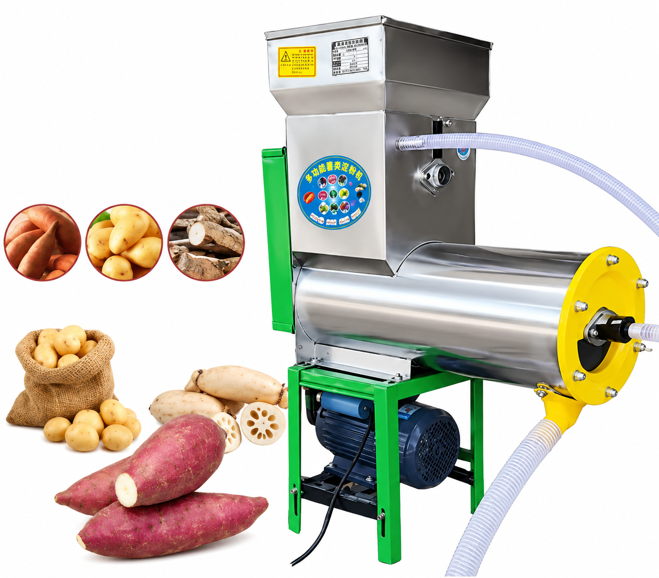 Durable Iron Root Tuber Starch Separator Machine Efficient Extraction Processing Equipment