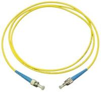 3.0mm cable diameter Low insertion loss, high return loss ST - FC Fiber Optic Patch Cord