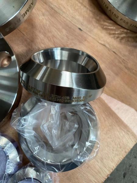 Super Duplex Forged Pipe Fittings 12”X 1 40S UNS 32760 Weldolet Forged Fittings