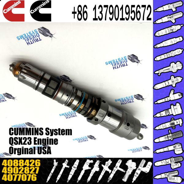 Camión tractor excavadora motor diesel repuesto QSK23 QSK60 QSK19 inyector de combustible 4902827 4077076 4062090 4088426