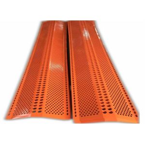 1.0mm Thickness Orange Color Wind Dust Panel Smooth Surface