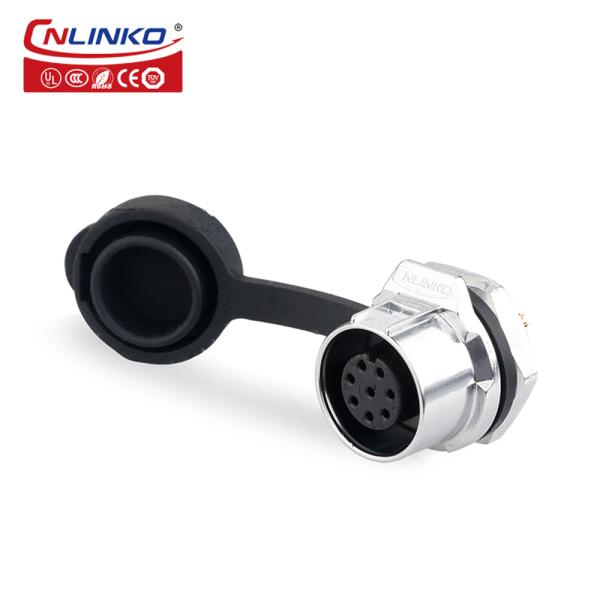 CNLINKO IP67 Waterproof LP12 8 Pin Male Female Power Connector with CE ROHS Certificates