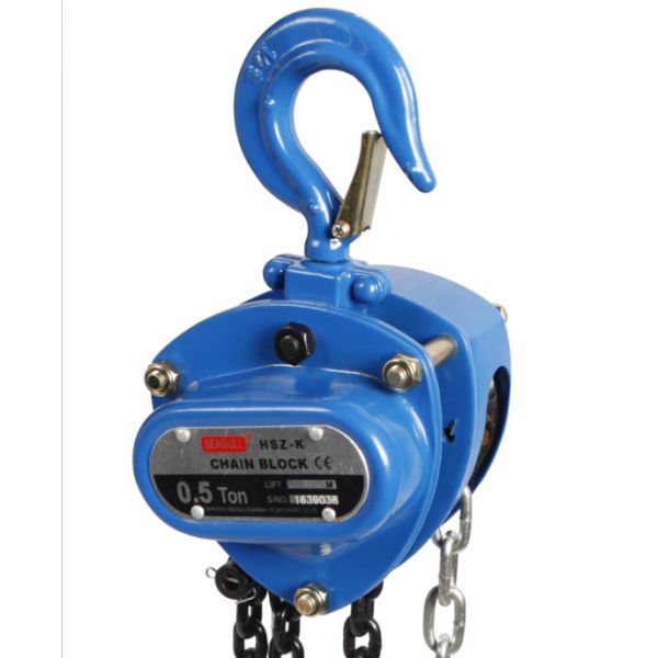 High Effective 0.5 T 3 M Manual Chain Block , Small Hand Chain Hoist