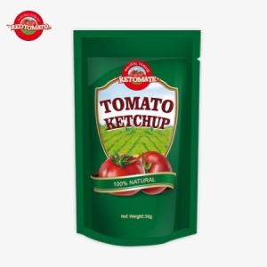 ISO-сертифицированный сакет кетчуп, 56 грамм, предлагает чистый, естественный сладкий и кислый вкус