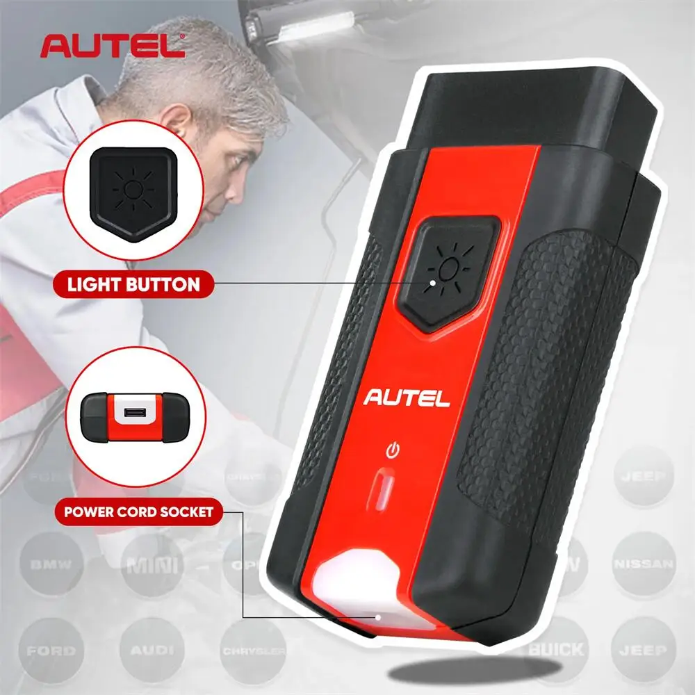 Autel MaxiVCI V200 Bluetooth используется с диагностическими планшетами MS906 PRO и ITS600