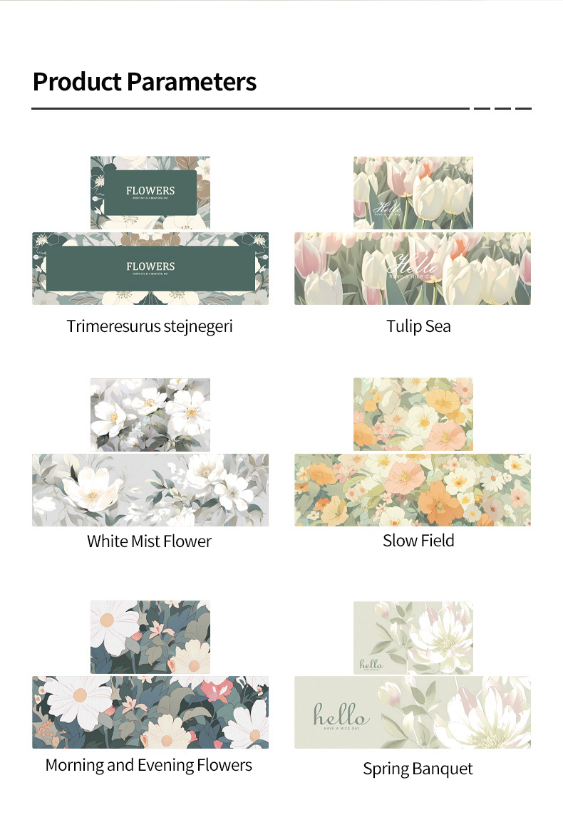 Simple Flower Kitchen Mat Absorbent and Wear-Resistant Long Strip Carpet for Household