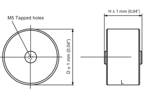 Конденсатор 40KV 10000pF Doorknob высоковольтной защиты керамический