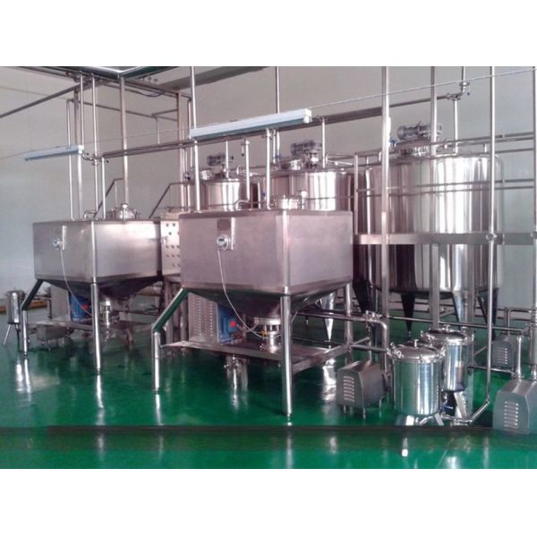 Завод по производству полностью автоматического смешанного йогурта для молочной промышленности