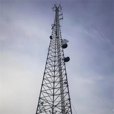 30m 50m 60m钢管桅杆无线电电信设备电视广播微波天线塔3 4电信塔配件