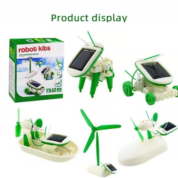 Educative Creative 6 In 1 Diy Robot Toy Kids Science Kit Toys 160g