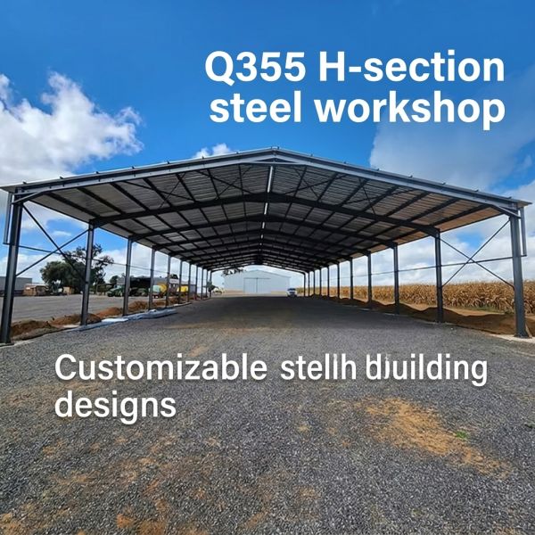 Roll-up Door Type Heavy Duty Steel Structure Featuring Outer Inner Gutter Down Pipe Drainage System Durable Construction