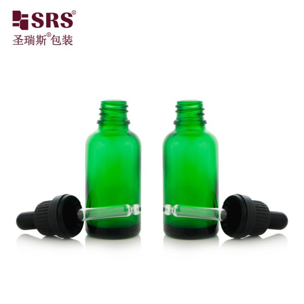 Large Head Tamper Proof Cap 5ml 10ml 15ml 20ml 30ml 50ml 100ml Glass Dropper Bottle for Skincare