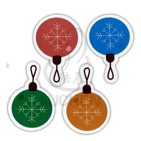 Printed Corrugated Plastic Signs Holiday Decoration Custom Plastic Signs Reusable