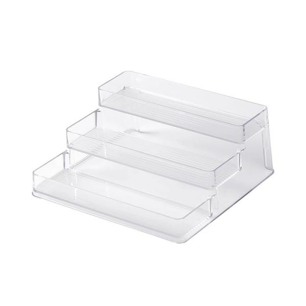 Pantry OEM Kitchen Spice Holder Seasoning Rack Stand Organiser Transparent Plastic