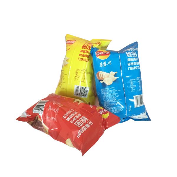 Custom Printed Snack Food Package And Potato Chips Nitrogen Packaging Bags Pillow Plastic Bag