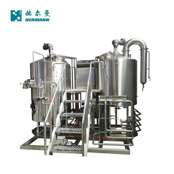 PLC Control 5BBL Craft Beer Brewing Equipment CE ISO9001 Certificate