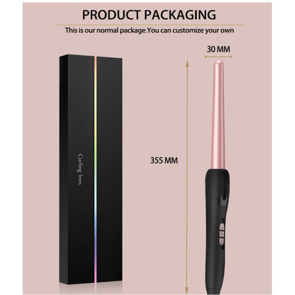 Hierro de cerámica magnífico automático del bigudí de pelo del equipo innovador del salón