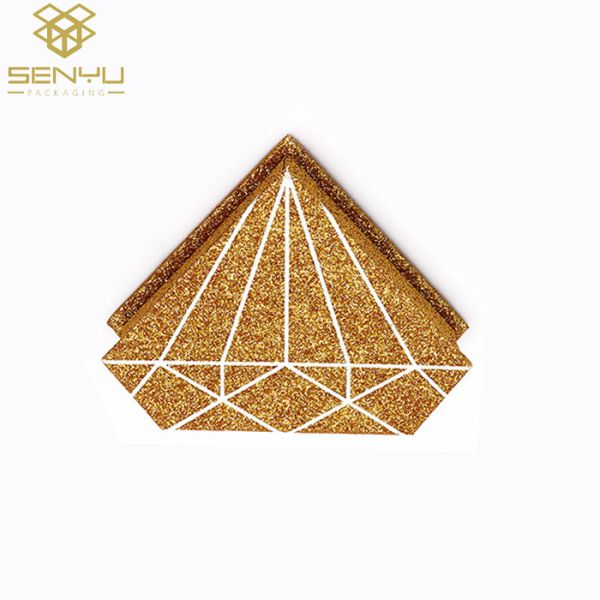 Cardboard Cosmetic Packaging Boxes / Diamond Eyelash Packaging ISO9001