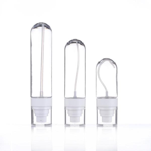 Cosmetic Packaging Inverted Round Perfume Bottle 50ml With Pump Mist Spray Cap