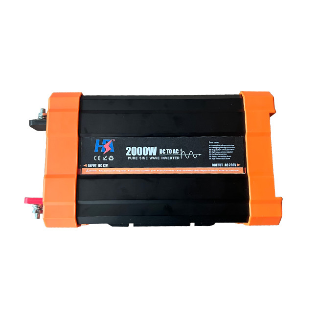 Чистый синусовой волновой домашний силовой инвертор пик 2000w DC 12V AC 230V с защитой от перегрузки для семьи