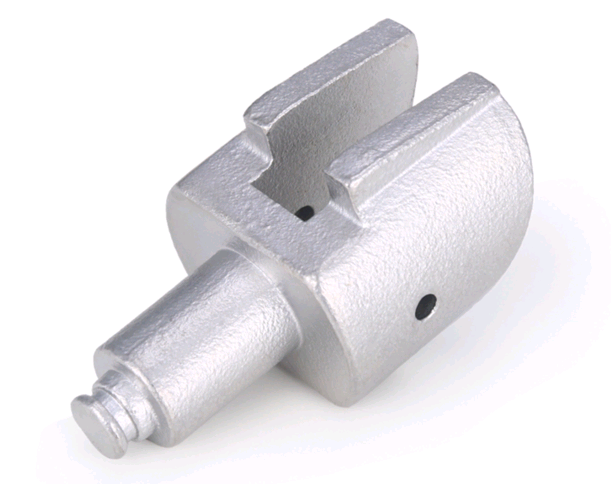 Piezas de encargo del tenedor del clip del sector de la construcción del bastidor del metal de la inversión de la precisión