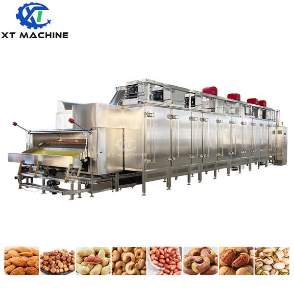 Commercial Peanut Roasting Machine Adjustable Conveyor Speed Roast Time 5-15min Multifunctional