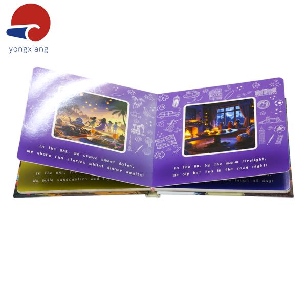 25*25CM Bespoke Book Printing Round Corner Childrens Educational Books Eco Friendly