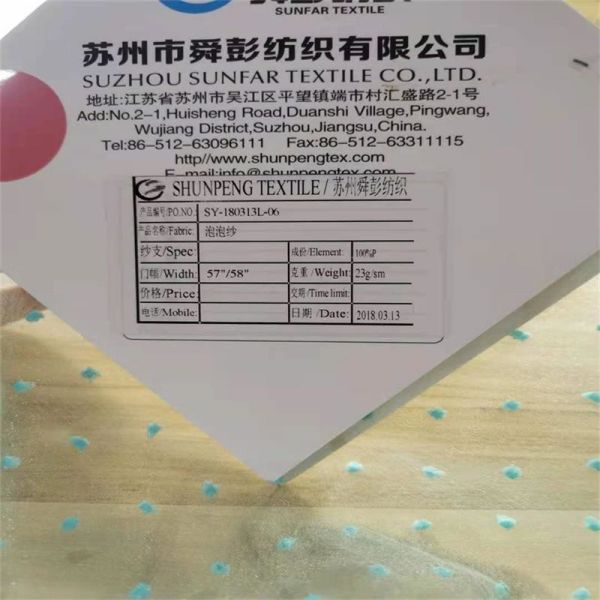 Blouses Dress Women Suit Fabric 33gsm 100 Polyester Chiffon Fabric