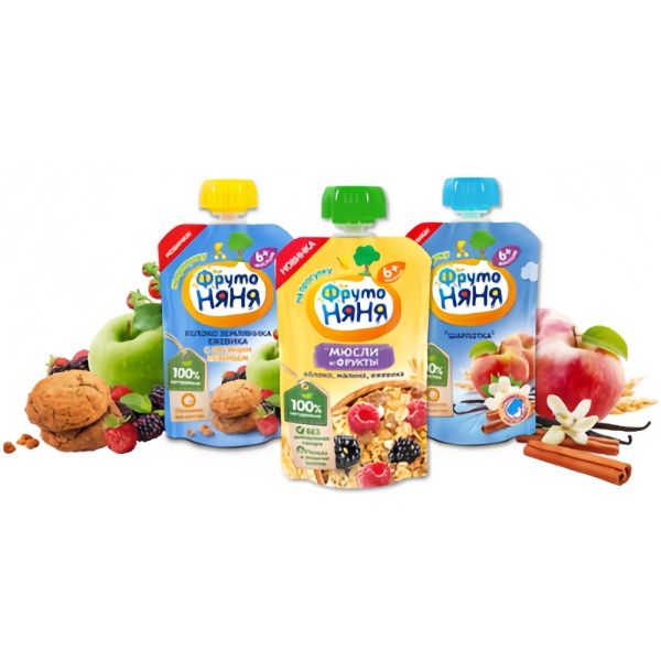 Food Grade Yogurt Spout Pouches BPA Free Reclosable Printed Spout Pouch