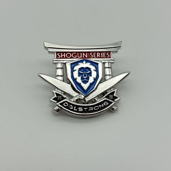 Golden Jet Fighter with Red Star Enamel Pin, Aviation Commemorative Badge