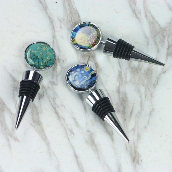 Stainless Steel Wine Bottle Stoppers Custom Logo Sustainable For Gifts