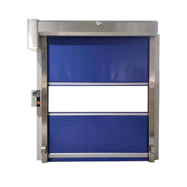 Smart IoT-Enabled High-Speed Roll-Up Door with Dustproof Seals and 0.6-2.5m/s Adjustable Speed for Pharmaceutical & Mining Use