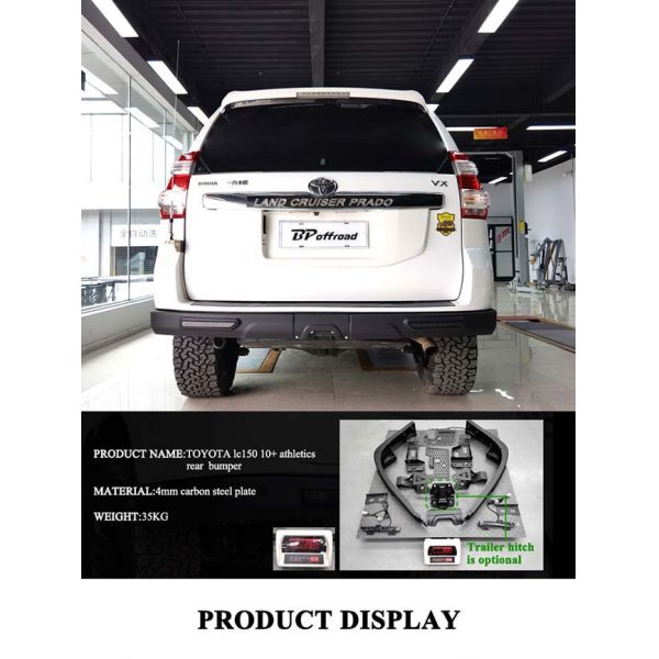 LC150-C030C020 Off Road Bumpers For TOYOTA Prado 200x60x25cm